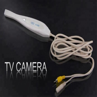 Câmera intraoral odontológica com conector de TV