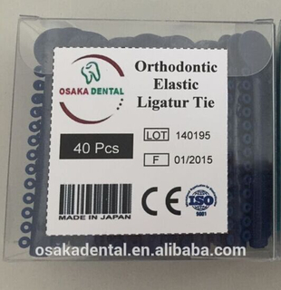 Laço elástico ortodôntico dental da ligadura das cores bonitas com CE