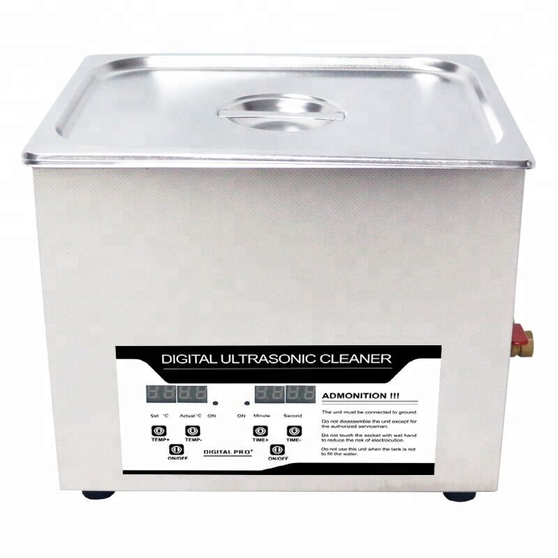 Alta qualidade 10L Digital Timing Belt Aquecimento Controle Dental Ultrasonic Cleaner