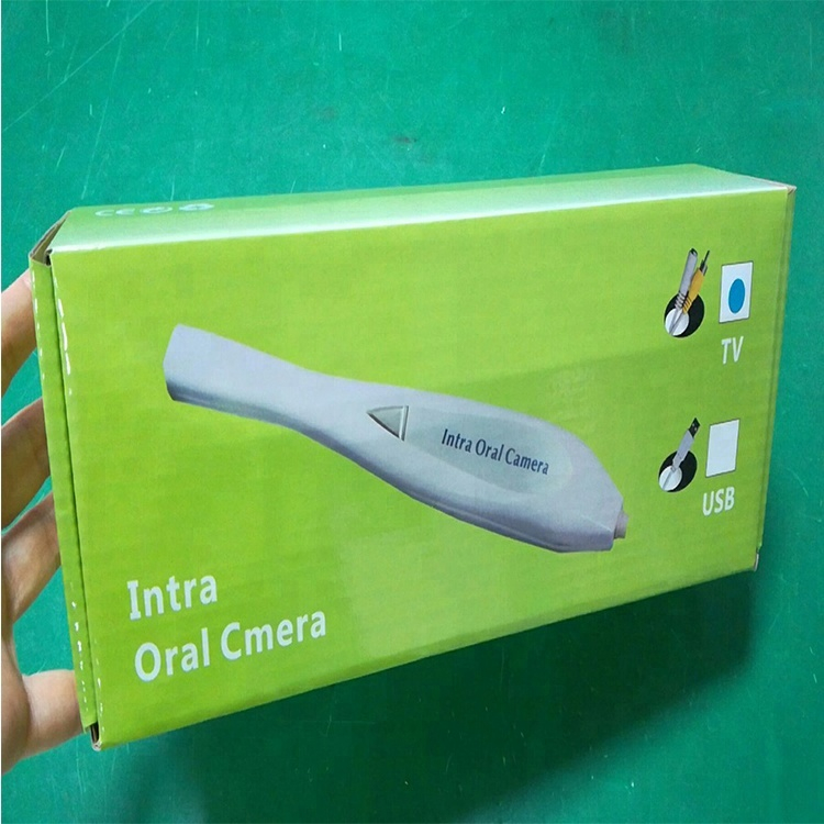 Câmera intra-oral odontológica com conector de TV