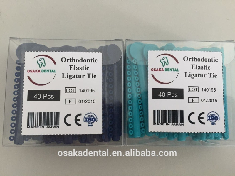 Laço elástico ortodôntico dental da ligadura das cores bonitas com CE