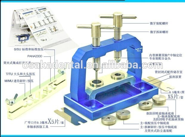 Kit de reparo de cartucho de turbina dental colorido Handpiece