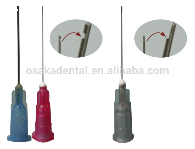 Agulha descartável da irrigação de Endo com tipo diferente