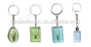 Pingente de implante/decoração dentária/presentes odontológicos/produtos culturais odontológicos