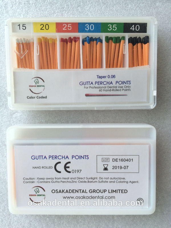 Osakadental Gutta Percha Points 06 cone / material dentário / material ortodôntico