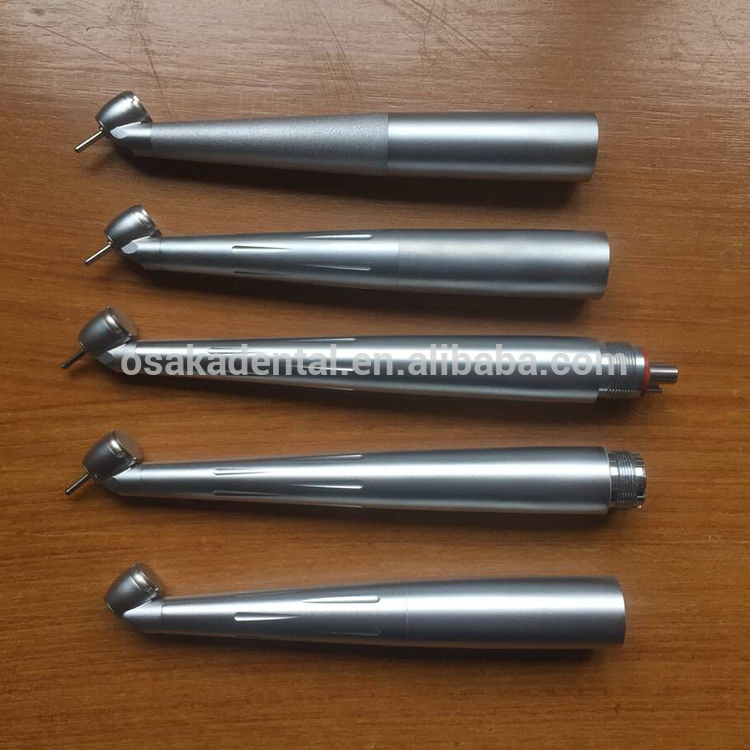 Fibra óptica 45 graus Handpiece cirúrgico dental com acoplamento