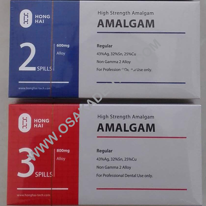 OSA-Capsule- 4 cápsulas de alta resistência dentais de amálgama Osakadental 1 Derramamento 200mg 400mg 600mg 800mg