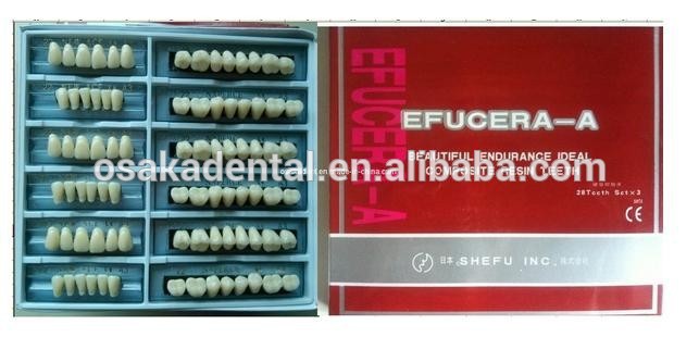 Preço mais barato Três camadas dentais dentais dentes / dentes sintéticos dentários / dentes de resina de acrílico dental