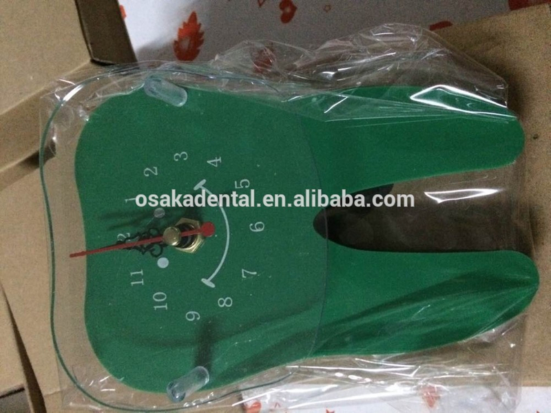 relógio dentado vermelho / para decoração odontológica / para presentes odontológicos / de produtos culturais odontológicos