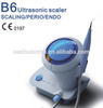 Raspador ultrassônico dentário com peça de mão selada e seis pontas