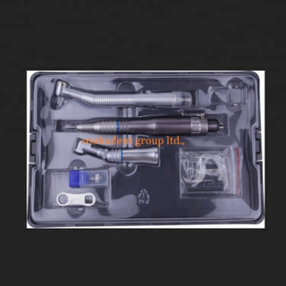 Kits de Handpiece para estudantes de Odontologia com um botão de alta velocidade e um conjunto de baixa velocidade e cartucho