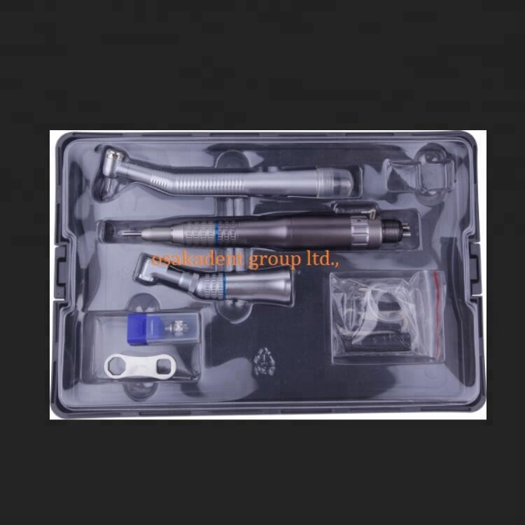 Kits de Handpiece para estudantes de Odontologia com um botão de alta velocidade e um conjunto de baixa velocidade e cartucho
