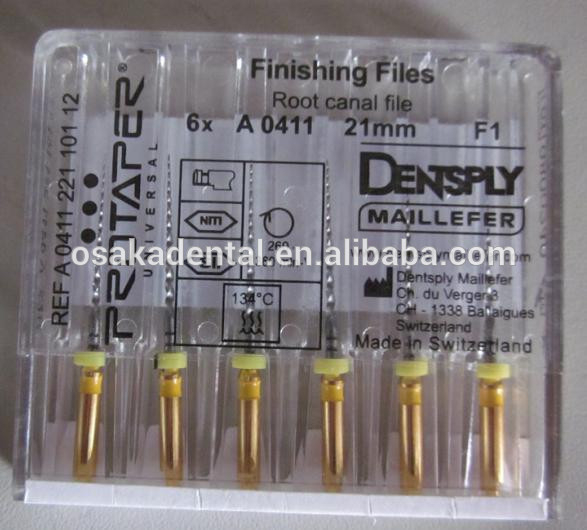 Limas odontológicas Dentsply Protaper Files limas para canal radicular / limas endo dentárias