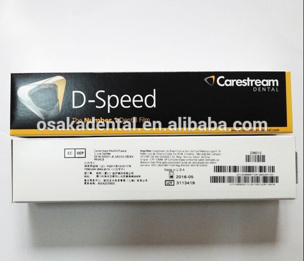 Cavilha para radiografia dentária / com película D-speed Kodak
