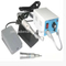 Um micromotor dental MARATHON-lll a 35000 rpm com peça de mão reta e contra-ângulo