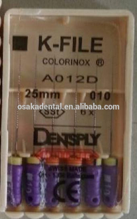 Limas odontológicas Dentsply K Files limas para canais radiculares / para limas odontológicas / para instrumentos odontológicos
