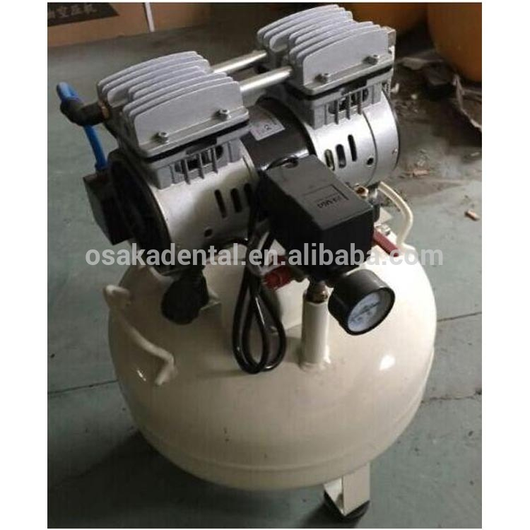 O óleo 90USD 30L silencioso livra com o compressor de ar dental principal de 550W