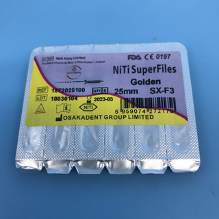 Limas Super Niti dentárias de uso único