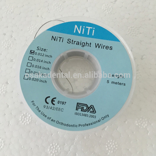 Fio dental redondo de Niti de 5 medidores de comprimento para o suporte ortodôntico uso OSA-F730A1