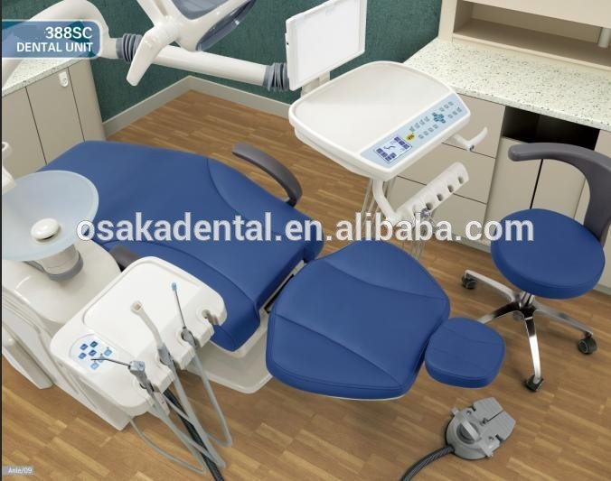 Cadeira odontológica multifuncional de alta qualidade da unidade dental com sistema de controle de nove programas