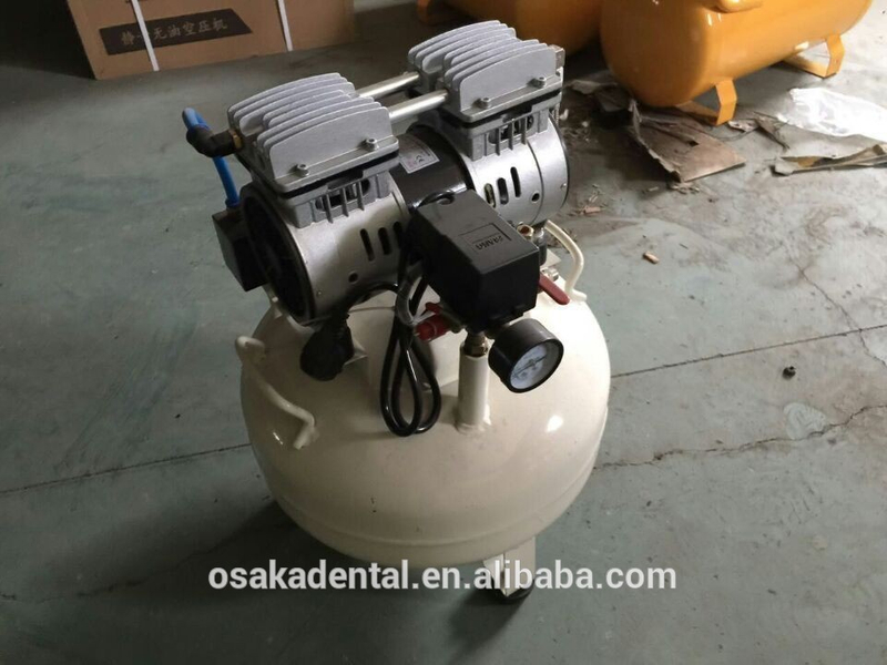 O óleo 90USD 30L silencioso livra com o compressor de ar dental principal de 550W