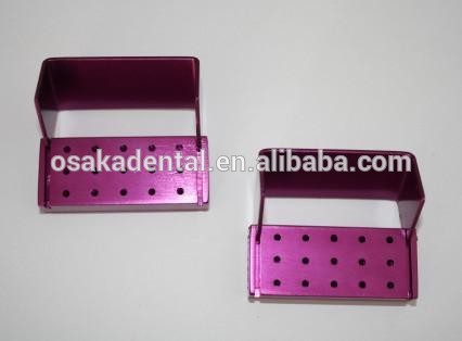 12 furos 15 furos 30 furos Dental Opening Bur Desinfection Box