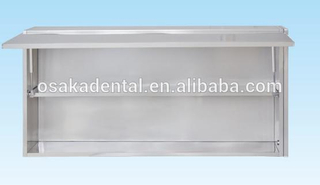 Armário de parede médico do armário dental de aço inoxidável sem janela de vidro
