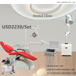 Unidade de cadeira odontológica de luxo com lâmpada sensor