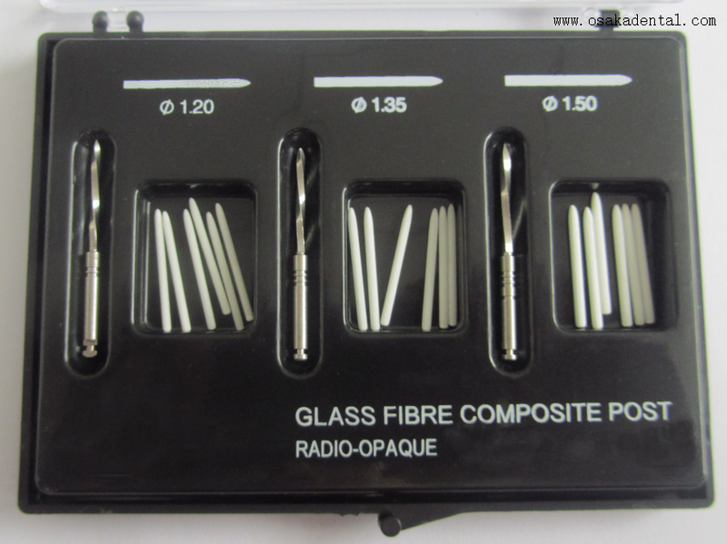 18pcs pós + 3pcs brocas de fibra de vidro branca