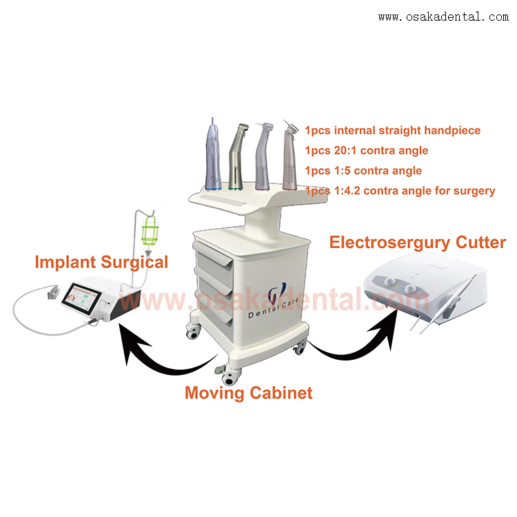 Promoção Cadeira odontológica portátil com unidade de eletrocirurgia para cortador de tecidos e máquina de implante dentário
