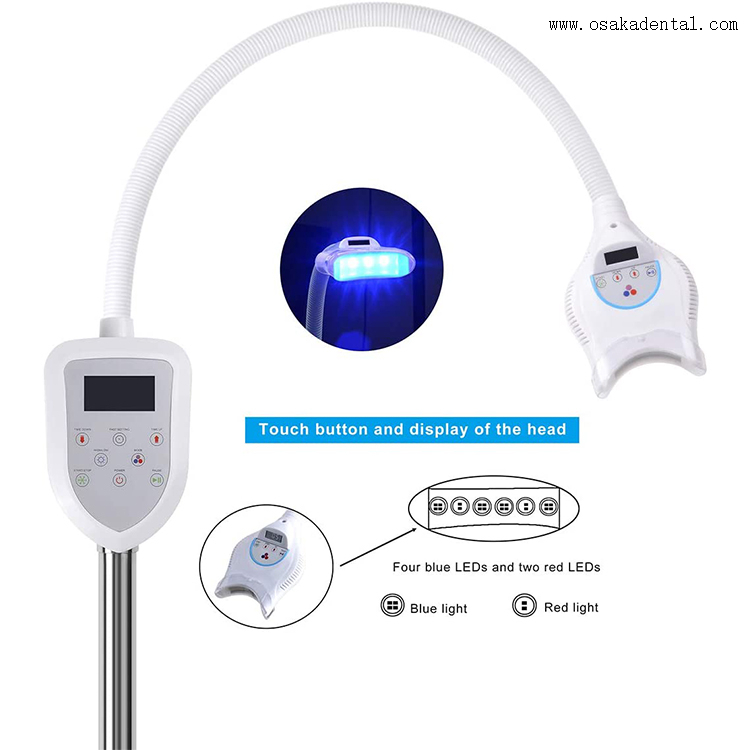Unidade de branqueamento de painel de display digital odontológico