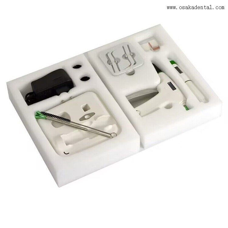 Unidade de sistema de obturação de guta-percha sem fio dental