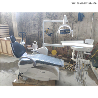 Cadeira dentária com lâmpada LED e cadeira odontológica econômica