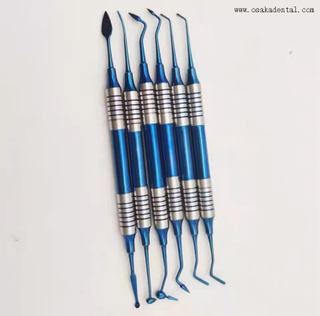 Ferramenta de instrumento dentário Instrumento de enchimento de resina composta dentária