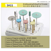 Kit de brocas diamantadas dentárias Kit de moagem e polimento de zircônia
