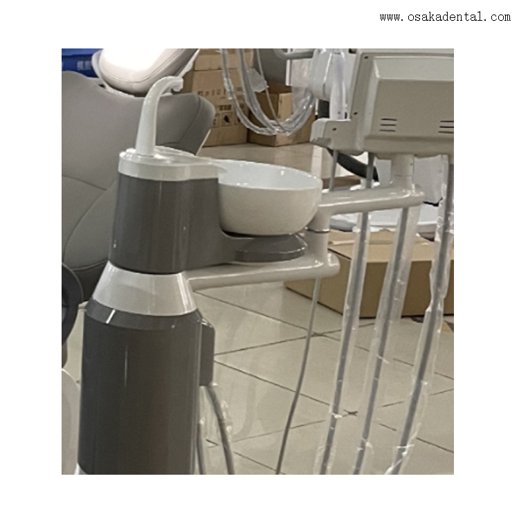 Cadeira odontológica de alto nível com monitor de 17 polegadas e câmera oral