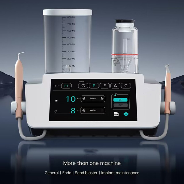 Raspador de ultrassom dentário e raspador de polimento a ar