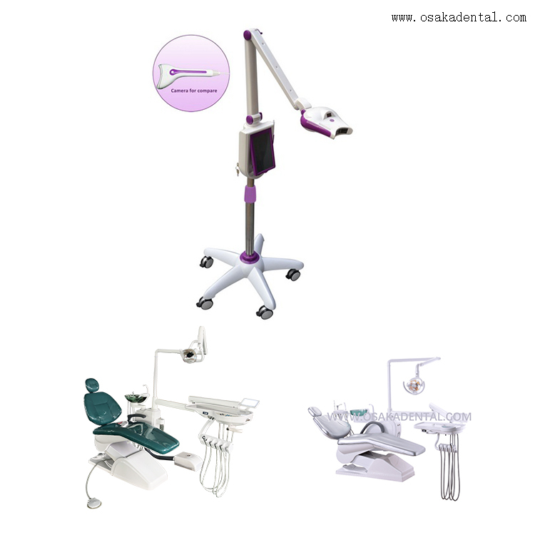 Máquina de clareamento para dentes/máquina de clareamento de dentes OSA-887-B nova tela de toque de 7 polegadas com câmera