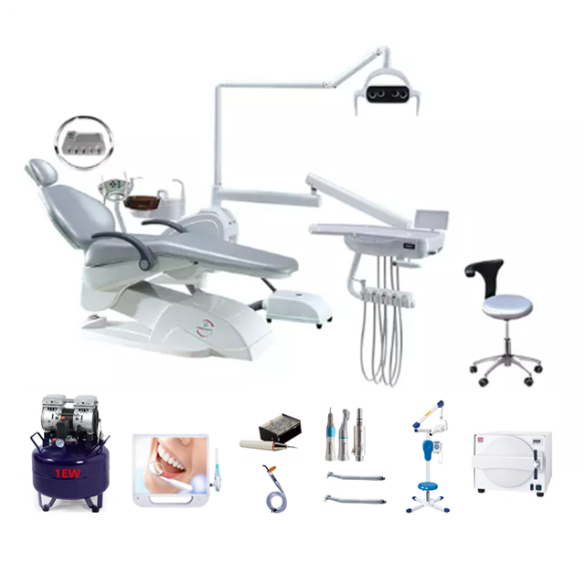 Unidade de cadeira odontológica de qualidade estável e econômica com lâmpada led