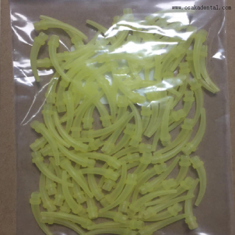 Pontas intraorais amarelas descartáveis dentárias