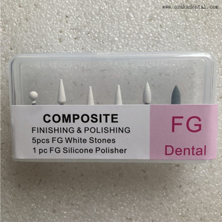 Kit de pedra branca para polimento e acabamento dental
