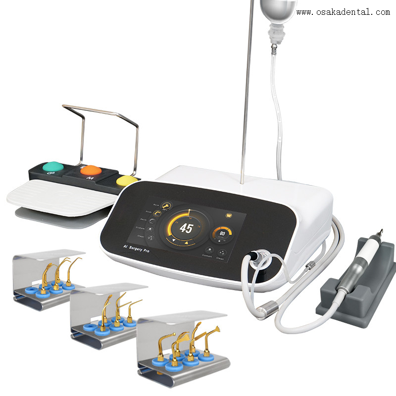 Máquina Piezo da cirurgia dental do osso portátil com contra ângulo claro conduzido