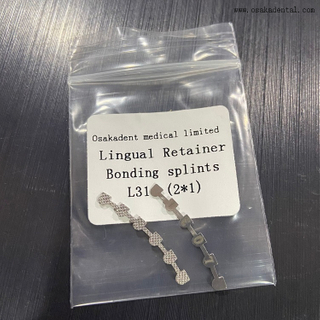 Talas de colagem de retentor lingual ortodôntico dentário