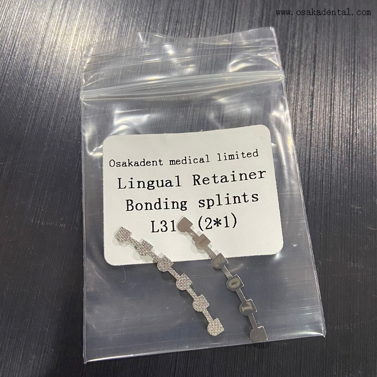 Talas de colagem de retentor lingual ortodôntico dentário
