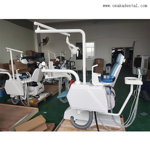 Cadeira odontológica de alta qualidade para clínica odontológica com capa de couro de alta qualidade