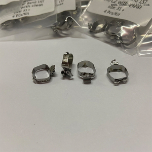 Acessórios ortodônticos dentários Banda molar dentária com presilha