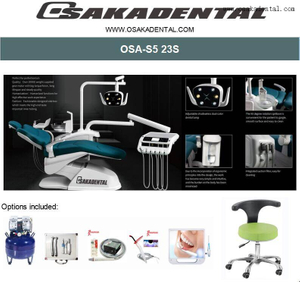 Conjunto de unidades odontológicas com opção completa Unidade odontológica de luxo para clínica odontológica OSA-S5 opção 22S