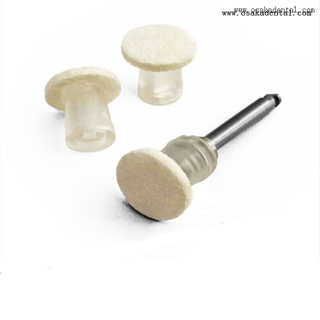 Disco impregnado com pasta dentária para polimento de alto brilho