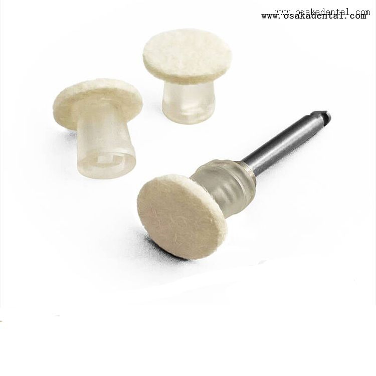 Disco impregnado com pasta dentária para polimento de alto brilho