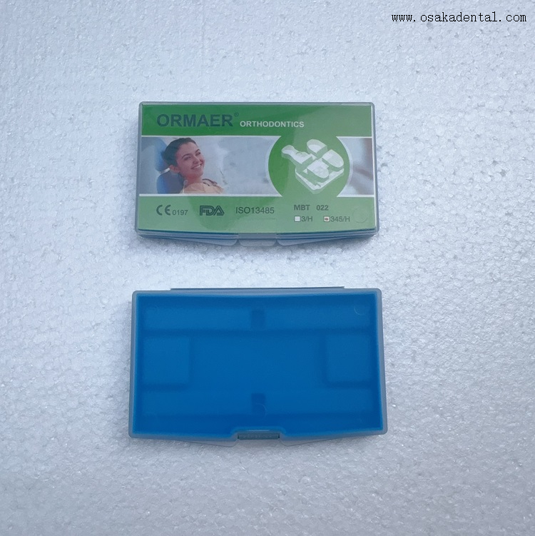 Suporte cerâmico ortodôntico dental base de malha roth/mbt OSA-F690-Ice